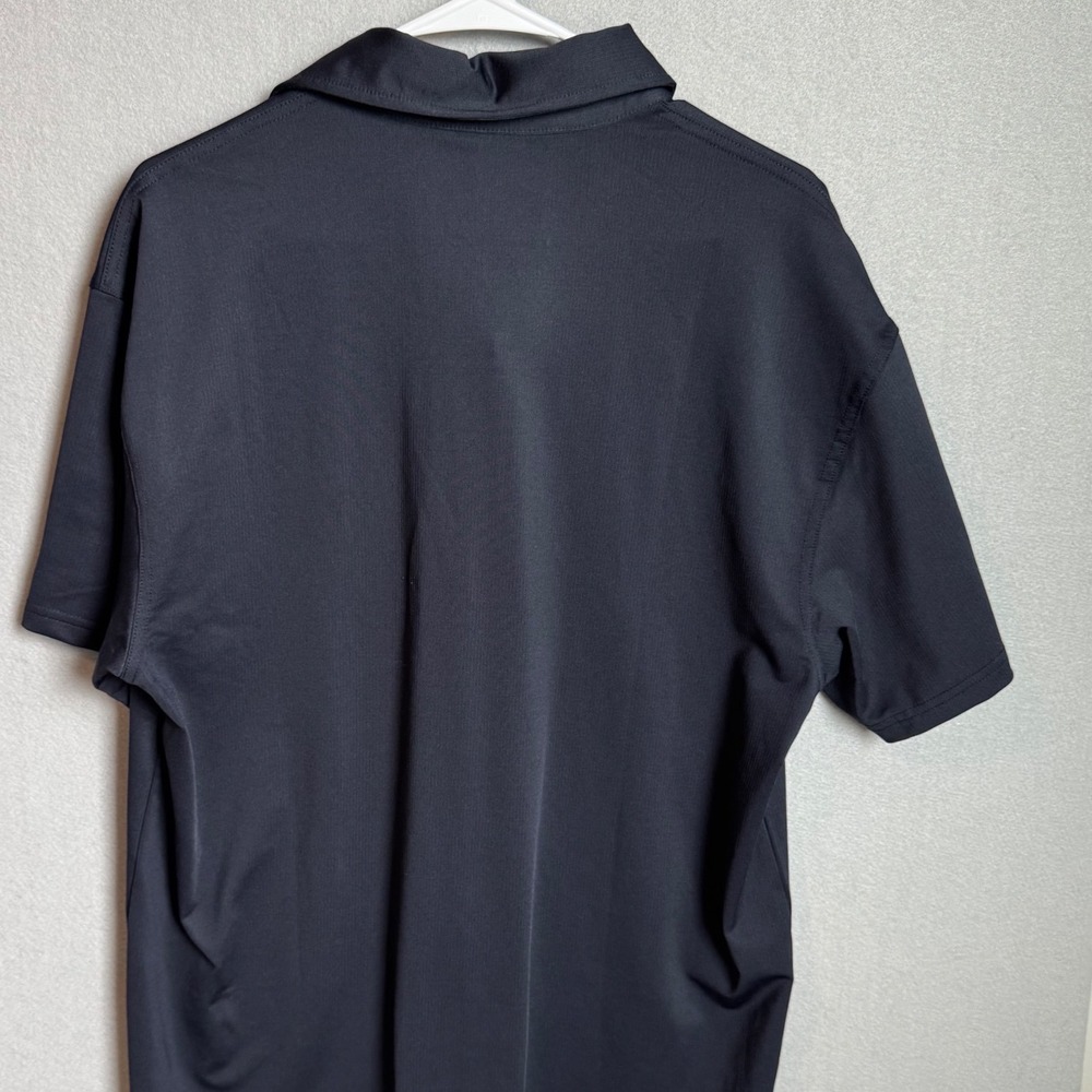 BYLT Drop Cut Executive Polo Mens XL Black Short Sleeve Pocket Performance Shirt - Picture 7 of 11